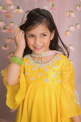 Yellow sharara set